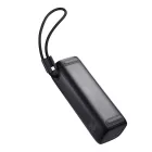 Joyroom PODIX PR70 Power Bank 25000mAh 240W - Két Beépített USB-C Kábellel és Két TFT Kijelzővel - Szürke