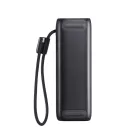 Joyroom PODIX PR70 Power Bank 25000mAh 240W - Két Beépített USB-C Kábellel és Két TFT Kijelzővel - Szürke