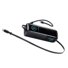 Joyroom PODIX PR70 Power Bank 25000mAh 240W - Két Beépített USB-C Kábellel és Két TFT Kijelzővel - Szürke