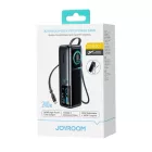 Joyroom PODIX PR70 Power Bank 25000mAh 240W - Két Beépített USB-C Kábellel és Két TFT Kijelzővel - Szürke