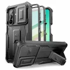 Samsung Galaxy A27 Tok - Tech-Protect Kevlar Cam+ - Fekete