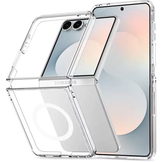 Samsung Galaxy Z Flip 8 Tok - Tech-Protect FlexAir Hybrid MagSafe - Átlátszó