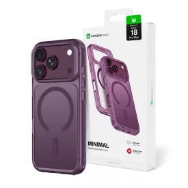   iPhone 18 Pro Max Tok - AmazingThing Minimal Mag Drop Proof 3 Lens - Lila