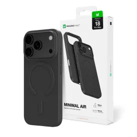   iPhone 18 Pro Max Tok - AmazingThing Minimal Air MagSafe - Fekete