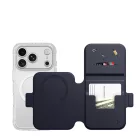 iPhone 18 Pro Max Tok - AmazingThing Titan Pro Flip Wallet Set - Sötétkék