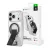 iPhone 18 Pro Max Tok - AmazingThing Titan Pro GripStand Set - Átlátszó