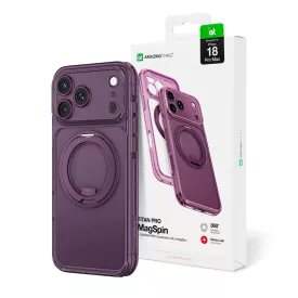   iPhone 18 Pro Max Tok - AmazingThing Titan Pro Spin Lens MagSafe - Lila