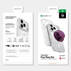 iPhone 18 Pro Tok - AmazingThing Titan Pro Pop Ring Set - Lila