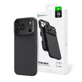   iPhone 18 Pro Tok - AmazingThing Titan Max Lens MagSafe - Fekete