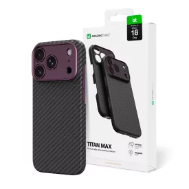   iPhone 18 Pro Tok - AmazingThing Titan Max Lens MagSafe - Lila