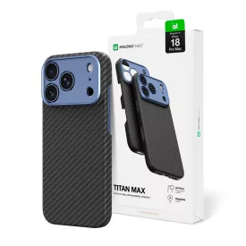   iPhone 18 Pro Max Tok - AmazingThing Titan Max Lens MagSafe - Kék