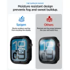 Apple Watch (44mm) Tok - Spigen Thin Fit 360 - Fekete
