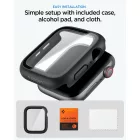 Apple Watch (44mm) Tok - Spigen Thin Fit 360 - Fekete