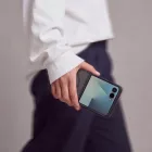 Samsung Galaxy Z Flip 8 Tok - Tech-Protect Magmat MagSafe - Áttetsző-Fekete
