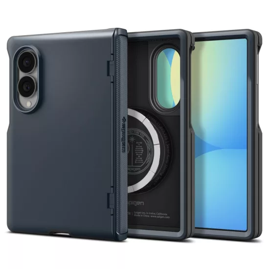 Samsung Galaxy Z Fold 8 Tok - Spigen Slim Armor Pro Magsafe - Metal Slate