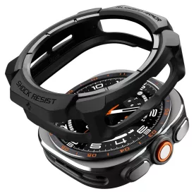   Samsung Galaxy Watch Ultra (47mm) Tok - Spigen Rugged Armor - Fekete