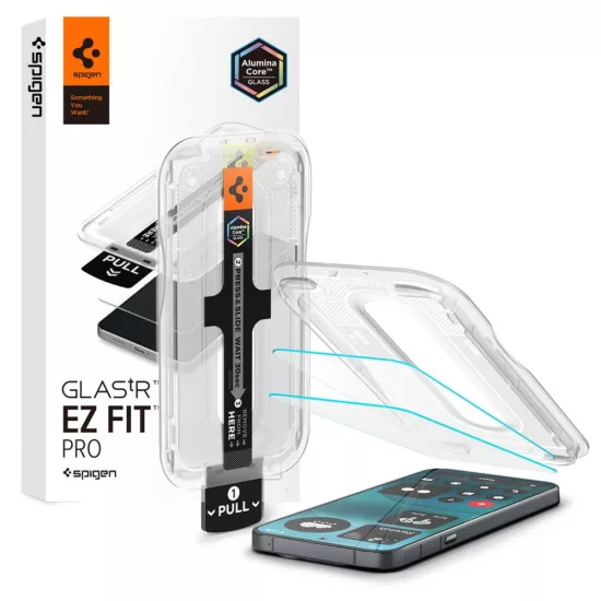 Nothing Phone 4A Pro Kijelzővédő Üvegfólia - Spigen Glas.tR EZ Fit Pro x 2 db