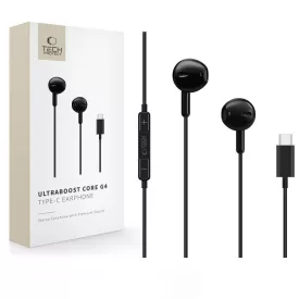   Tech-Protect Ultraboost Core G4 USB-C Vezetékes Fülhallgató - Fekete