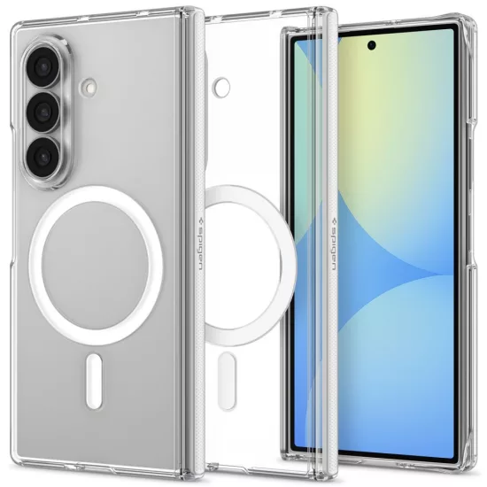 Samsung Galaxy Z Fold 8 Ultra Tok - Spigen AirSkin Zero MagFit MagSafe - Átlátszó-Fehér