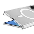 Samsung Galaxy Z Fold 8 Ultra Tok - Spigen AirSkin Zero MagFit MagSafe - Átlátszó-Fehér