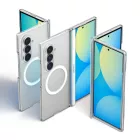 Samsung Galaxy Z Fold 8 Ultra Tok - Spigen Ultra Hybrid Pro MagFit - Átlátszó- Fehér