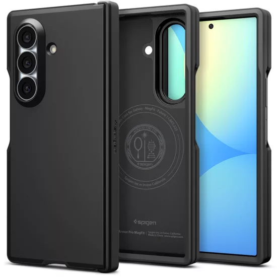 Samsung Galaxy Z Fold 8 Ultra Tok - Spigen Tough Armor Pro MagFit MagSafe - Fekete