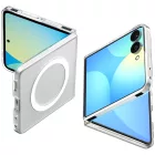 Samsung Galaxy Z Flip 8 Tok - Spigen AirSkin MagFit - Átlátszó-Fehér
