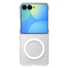 Samsung Galaxy Z Flip 8 Tok - Spigen AirSkin MagFit - Átlátszó-Fehér