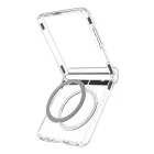 Samsung Galaxy Z Flip 8 Tok - Spigen Ultra Hybrid Pro MagFit MagSafe - Átlátszó-Fehér