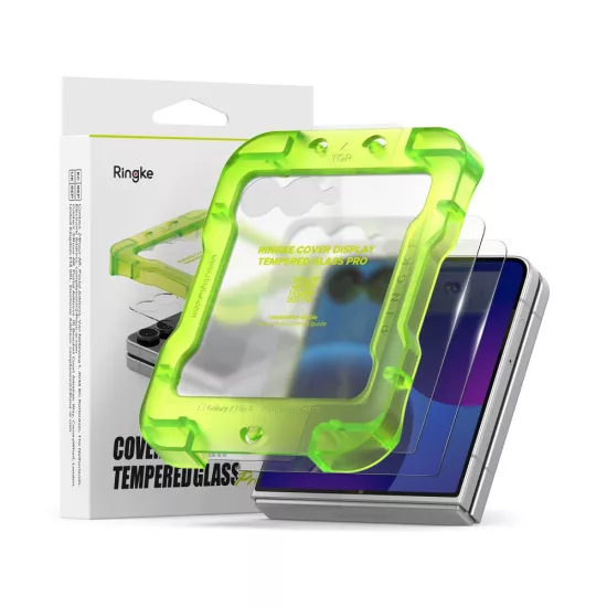 Samsung Galaxy Z Flip 8 Kijelzővédő Üvegfólia - Ringke Cover Display Pro x 2 db