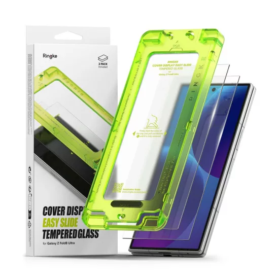 Samsung Galaxy Z Fold 8 Ultra Kijelzővédő Üvegfólia - Ringke Cover Display Pro x 2 db