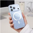 iPhone 17 Pro / 18 Pro Tok - Tech-Protect FlexAir MagSafe - Átlátszó-Csillogó