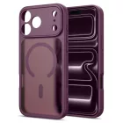 iPhone 17 Pro / 18 Pro Tok - Tech-Protect BasicMag MagSafe - Áttetsző-Bordó