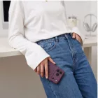 iPhone 17 Pro / 18 Pro Tok - Tech-Protect BasicMag MagSafe - Áttetsző-Bordó