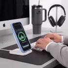 iPhone 17 Pro / 18 Pro Tok - Tech-Protect BasicMag MagSafe - Áttetsző-Kék