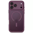 iPhone 17 Pro Max / 18 Pro Max Tok - Tech-Protect BasicMag MagSafe - Áttetsző-Bordó