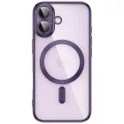 iPhone 17 Tok - Tech-Protect MagFlex - Átlátszó-Lila
