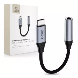 Tech-Protect Ultraboost USB-C - Mini Jack 3.5mm DAC Adapter