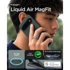 Google Pixel 11 Pro Tok - Spigen Liquid Air MagFit MagSafe - Zöld