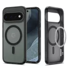 Google Pixel 11 Pro Tok - Spigen Ultra Hybrid MagFit MagSafe - Áttetsző-Fekete