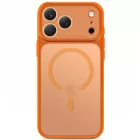 iPhone 18 Pro Max / 17 Pro Max Tok - Tech-Protect MagPrime MagSafe - Áttetsző-Narancs