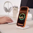 iPhone 18 Pro Max / 17 Pro Max Tok - Tech-Protect MagPrime MagSafe - Áttetsző-Narancs