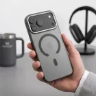 iPhone 17 Pro / 18 Pro Tok - Tech-Protect MagZero MagSafe - Áttetsző-Fekete