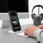 iPhone 17 Pro / 18 Pro Tok - Tech-Protect MagZero MagSafe - Áttetsző-Fekete