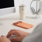 iPhone 17 Pro / 18 Pro Tok - Tech-Protect MagZero MagSafe - Áttetsző-Narancs