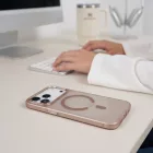 iPhone 17 Pro / 18 Pro Tok - Tech-Protect MagZero MagSafe - Áttetsző-Barna