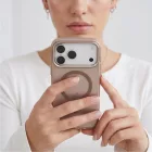 iPhone 17 Pro / 18 Pro Tok - Tech-Protect MagZero MagSafe - Áttetsző-Barna