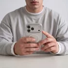 iPhone 17 Pro Max / 18 Pro Max Tok - Tech-Protect MagZero MagSafe - Áttetsző-Fehér