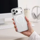 iPhone 17 Pro Max / 18 Pro Max Tok - Tech-Protect MagZero MagSafe - Áttetsző-Fehér