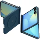 Samsung Galaxy Z Flip 8 Tok - Spigen AirSkin Aramid MagFit MagSafe - Kék